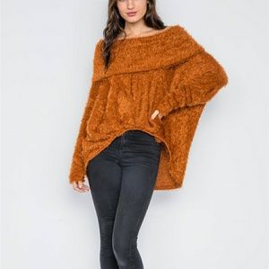 Golden rust sweater
